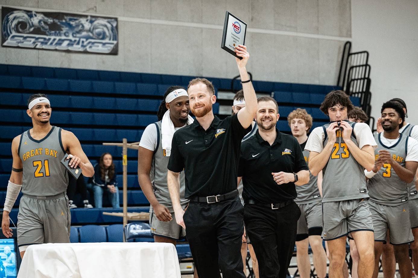 Herons punch ticket to Nationals & Win First-Ever Conference Championship with 71-55 Victory Over VSU-R